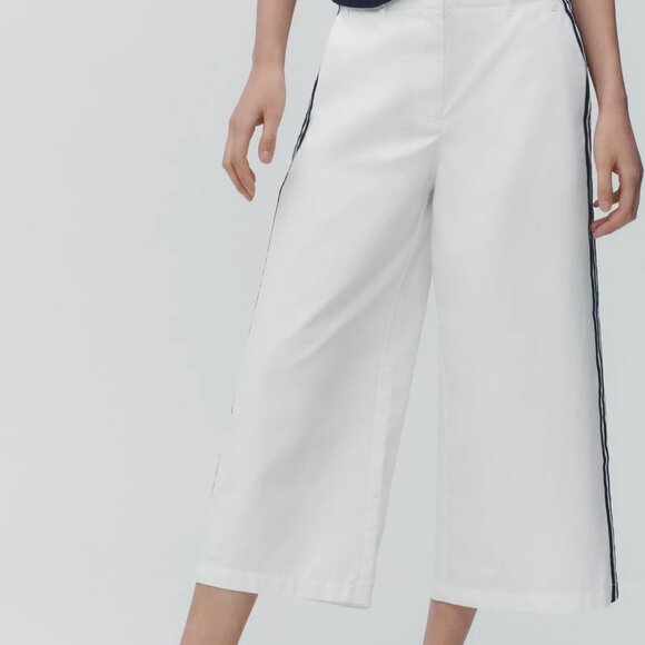 Maeve Side Stripe Gaucho Pant - Picture 3 of 5